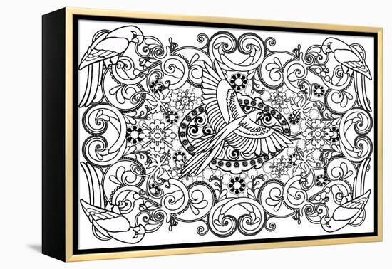 Birds-Art House Design-Framed Premier Image Canvas