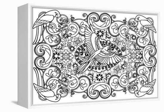 Birds-Art House Design-Framed Premier Image Canvas