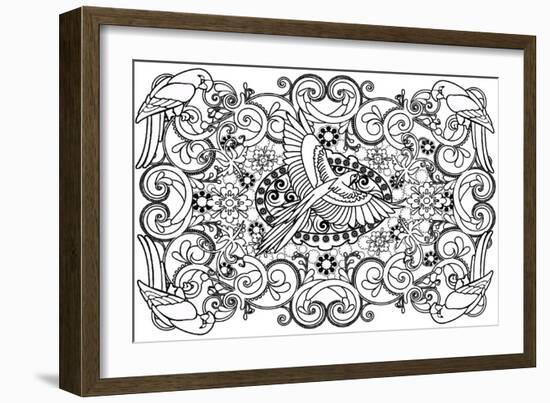 Birds-Art House Design-Framed Giclee Print