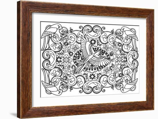 Birds-Art House Design-Framed Giclee Print