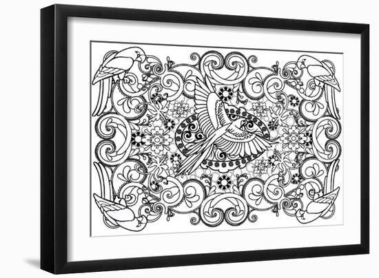 Birds-Art House Design-Framed Giclee Print