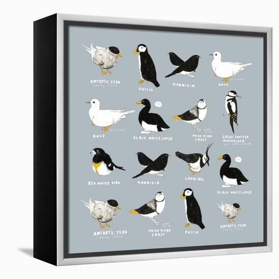 Birds-Hanna Melin-Framed Premier Image Canvas