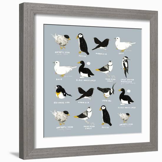 Birds-Hanna Melin-Framed Giclee Print