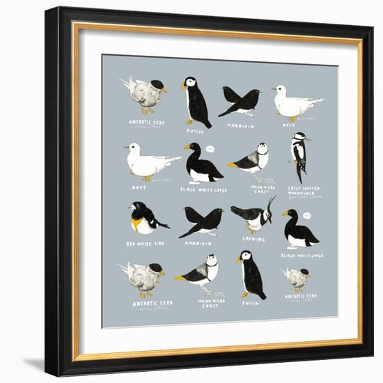 Birds-Hanna Melin-Framed Giclee Print