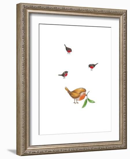 Birds-MAKIKO-Framed Giclee Print