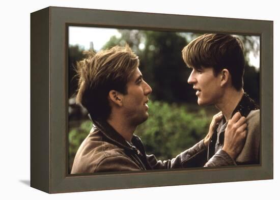 BIRDY, 1984 directed by ALAN PARKER Nicolas Cage and Matthew Modine (photo)-null-Framed Stretched Canvas