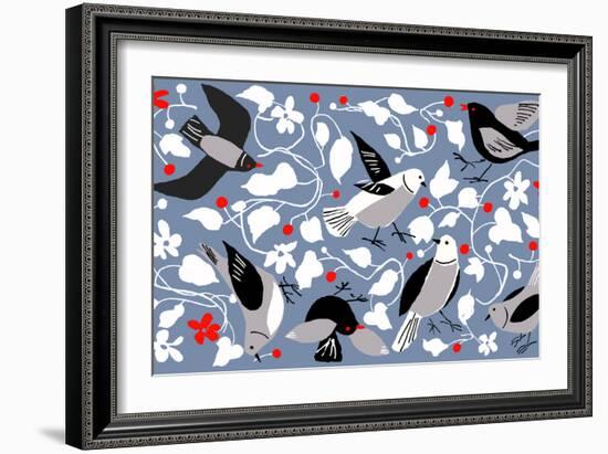 Birdy-Jenny Frean-Framed Giclee Print