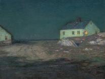 Night Sinks on the Sea, 1896-Birge Harrison-Framed Giclee Print