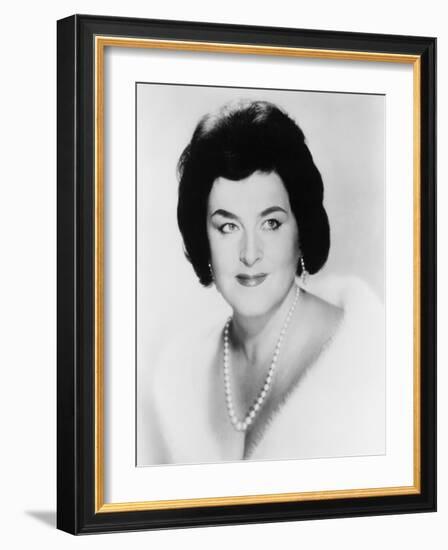 Birgit Nilsson, Swedish Soprano, Famous for Her Operatic Performances of Wagnerian Roles-null-Framed Photo
