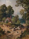 The Stepping Stones, C1930s-Birket Foster-Giclee Print