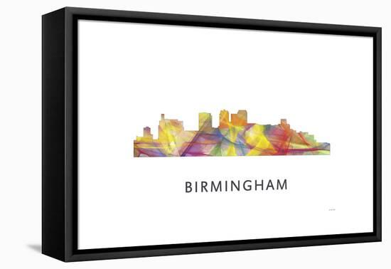 Birmingham Alabama Skyline-Marlene Watson-Framed Premier Image Canvas