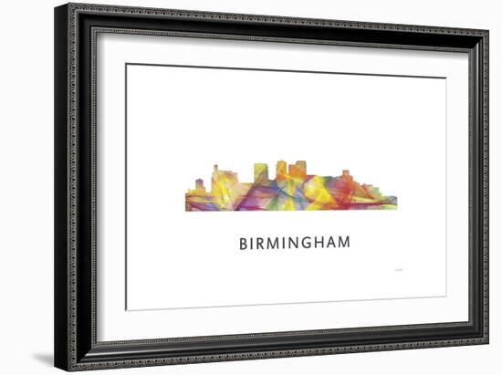 Birmingham Alabama Skyline-Marlene Watson-Framed Giclee Print