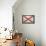 Birmingham, Alabama - State Flag - Barnwood Painting-Lantern Press-Framed Stretched Canvas displayed on a wall