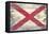 Birmingham, Alabama - State Flag - Barnwood Painting-Lantern Press-Framed Stretched Canvas