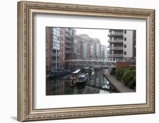 Birmingham Canal Navigations (BCN), Birmingham, West Midlands, England, United Kingdom, Europe-Graham Lawrence-Framed Photographic Print