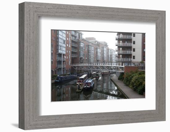 Birmingham Canal Navigations (BCN), Birmingham, West Midlands, England, United Kingdom, Europe-Graham Lawrence-Framed Photographic Print