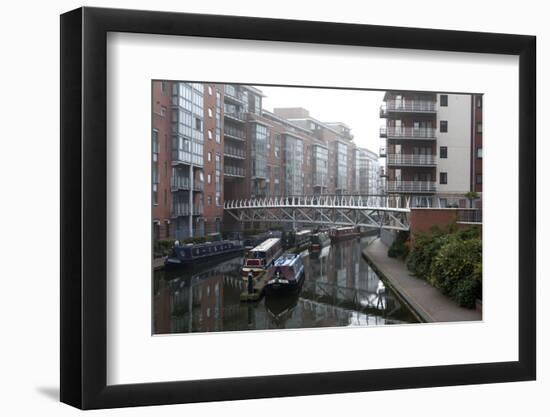 Birmingham Canal Navigations (BCN), Birmingham, West Midlands, England, United Kingdom, Europe-Graham Lawrence-Framed Photographic Print