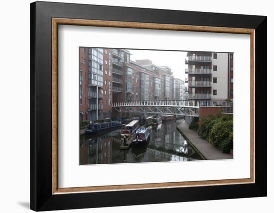 Birmingham Canal Navigations (BCN), Birmingham, West Midlands, England, United Kingdom, Europe-Graham Lawrence-Framed Photographic Print