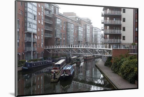 Birmingham Canal Navigations (BCN), Birmingham, West Midlands, England, United Kingdom, Europe-Graham Lawrence-Mounted Photographic Print