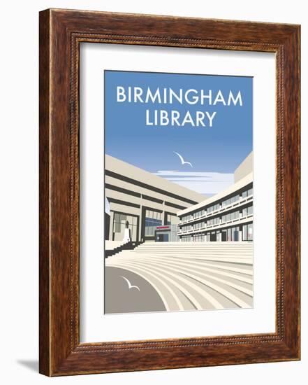 Birmingham Library - Dave Thompson Contemporary Travel Print-Dave Thompson-Framed Art Print