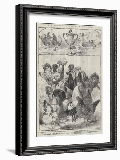 Birmingham Poultry Show-Harrison William Weir-Framed Giclee Print