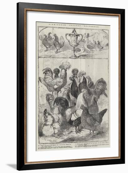 Birmingham Poultry Show-Harrison William Weir-Framed Giclee Print