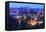 Birmingham Skyline at Twilight, Birmingham, Alabama, United States of America, North America-Richard Cummins-Framed Premier Image Canvas