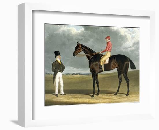 'Birmingham', Winner of the St Leger, 1830, Engraved by R.G. Reeve, 1831-John Frederick Herring I-Framed Giclee Print