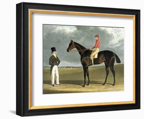 'Birmingham', Winner of the St Leger, 1830, Engraved by R.G. Reeve, 1831-John Frederick Herring I-Framed Giclee Print