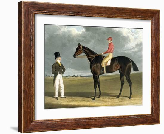 'Birmingham', Winner of the St Leger, 1830, Engraved by R.G. Reeve, 1831-John Frederick Herring I-Framed Giclee Print