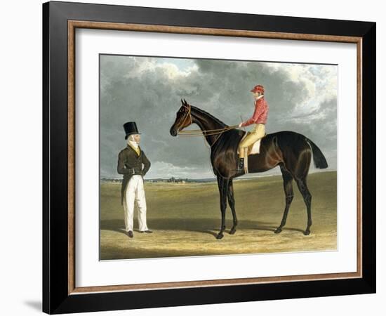 'Birmingham', Winner of the St Leger, 1830, Engraved by R.G. Reeve, 1831-John Frederick Herring I-Framed Giclee Print