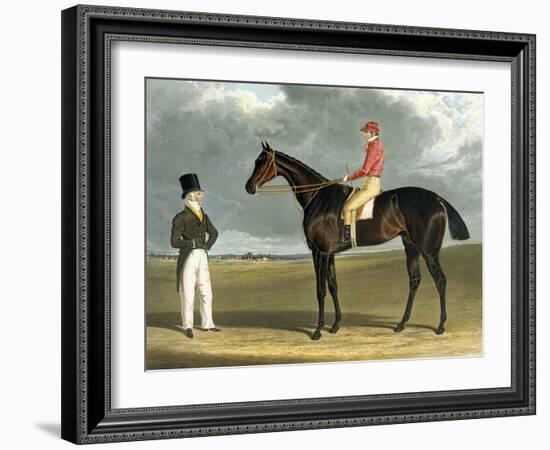 'Birmingham', Winner of the St Leger, 1830, Engraved by R.G. Reeve, 1831-John Frederick Herring I-Framed Giclee Print