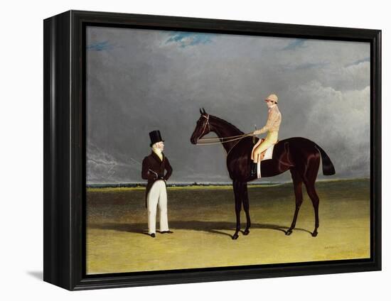 Birmingham with Patrick Conolly Up, and His Owner, John Beardsworth-John Frederick Herring-Framed Premier Image Canvas