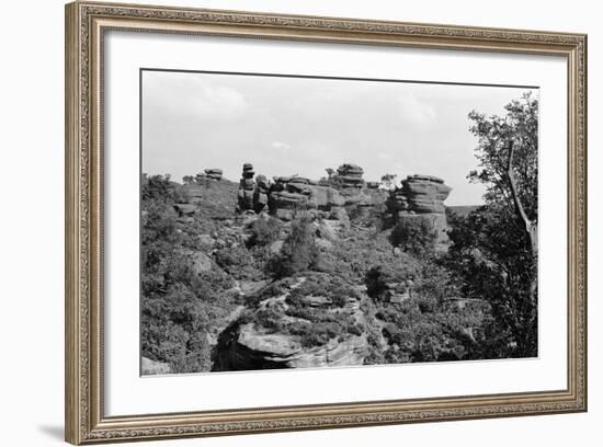 Birnham Rocks-Staff-Framed Photographic Print