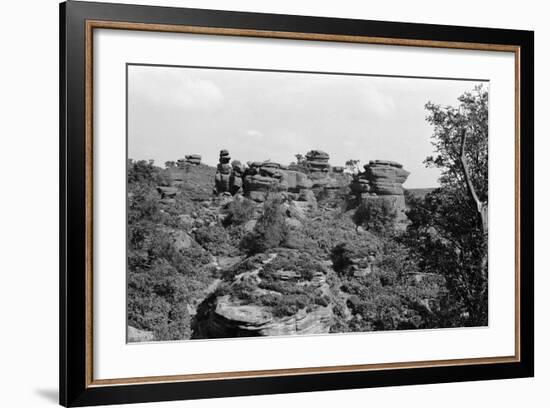 Birnham Rocks-Staff-Framed Photographic Print