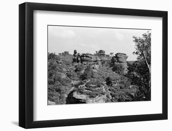 Birnham Rocks-Staff-Framed Photographic Print