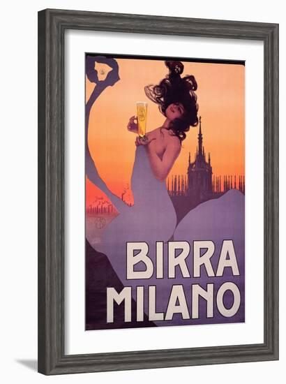 Birra Milano-null-Framed Giclee Print