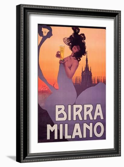 Birra Milano-null-Framed Giclee Print