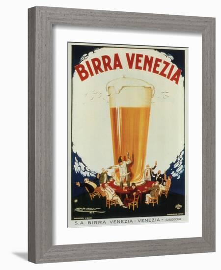 Birra Venezia-Mauzan-Framed Art Print