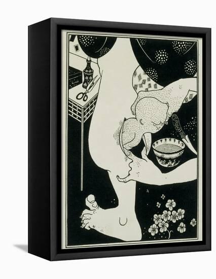 Birth from the Calf of the Leg, 19th Century-Aubrey Beardsley-Framed Premier Image Canvas