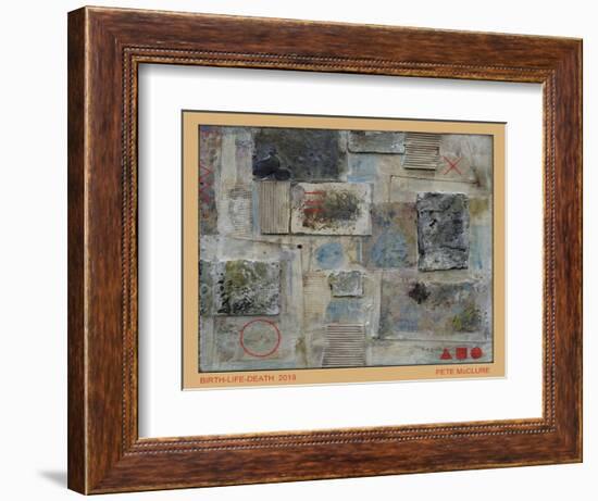 Birth-Life-Death, 2019 (Assemblage of Mixed Material)-Peter McClure-Framed Giclee Print