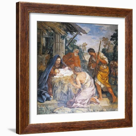 Birth of Christ, 1621-1630-Pietro da Cortona-Framed Giclee Print