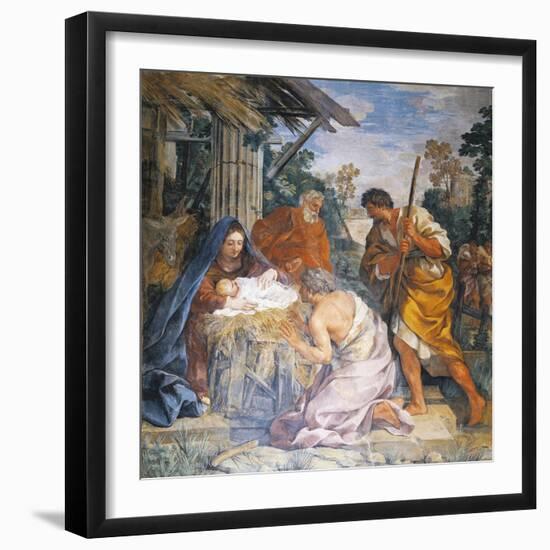 Birth of Christ, 1621-1630-Pietro da Cortona-Framed Giclee Print