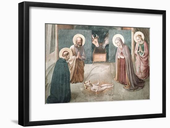 Birth of Christ-Fra Angelico-Framed Art Print