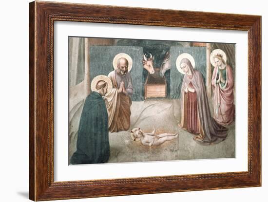Birth of Christ-Fra Angelico-Framed Art Print
