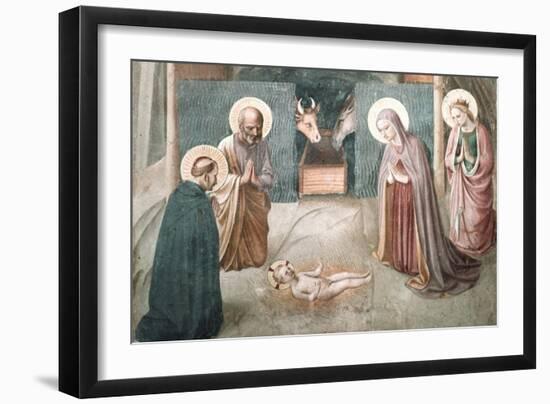 Birth of Christ-Fra Angelico-Framed Art Print