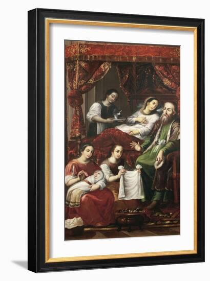 Birth of Mary-Juan Correa-Framed Giclee Print