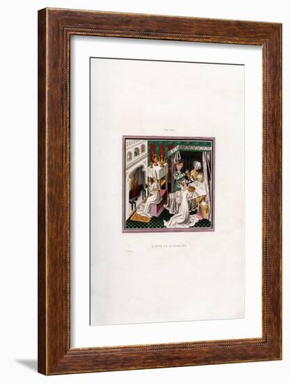 Birth of St Edmund, 1433-Henry Shaw-Framed Giclee Print
