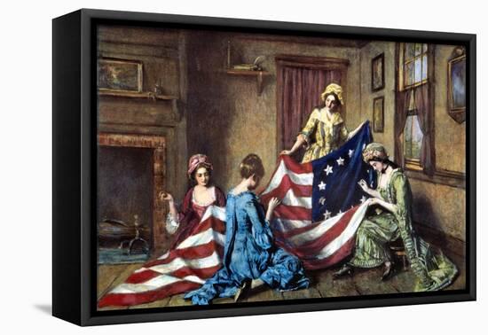 Birth of the Flag-Henry Mosler-Framed Premier Image Canvas