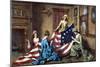 Birth of the Flag-Henry Mosler-Mounted Giclee Print